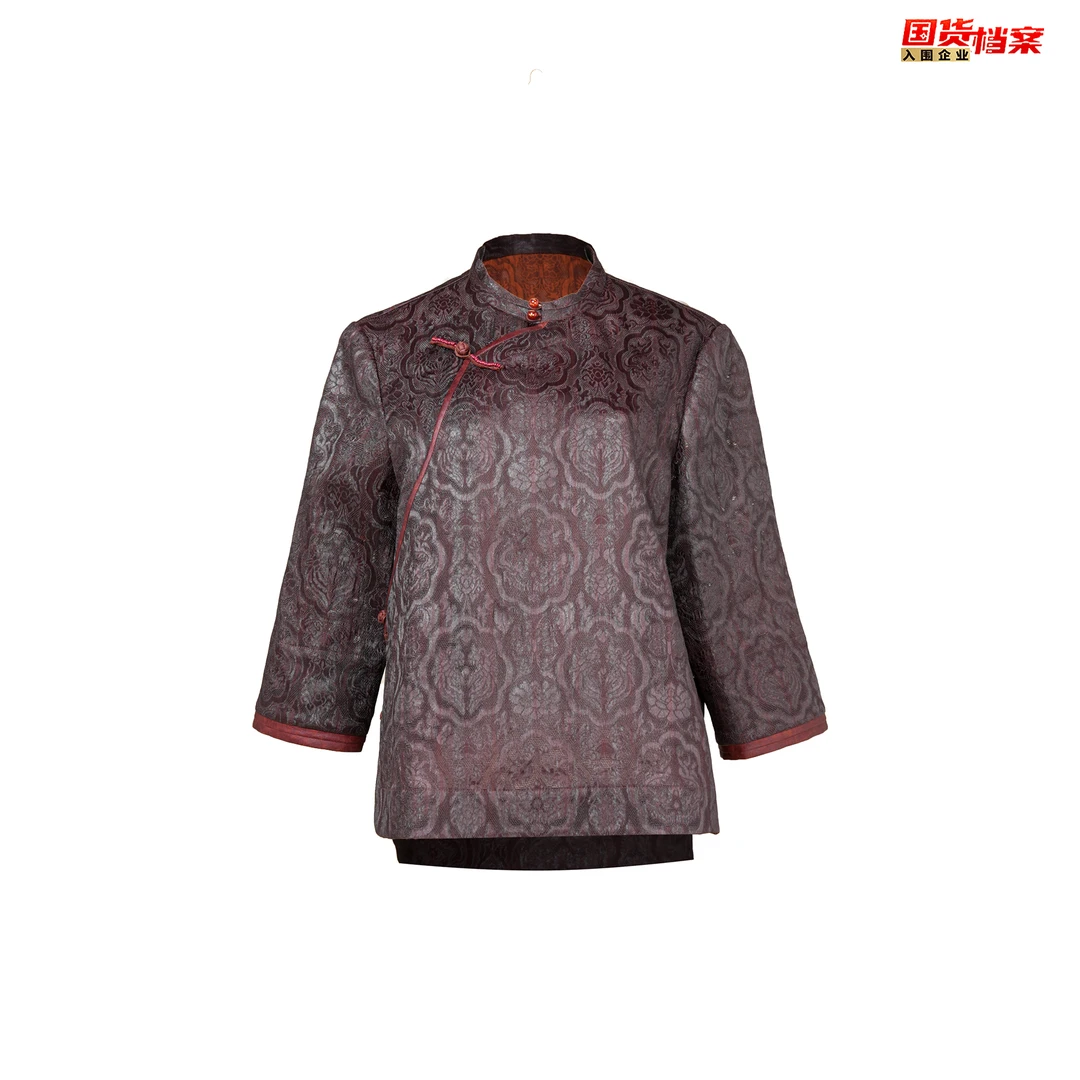 【万象有衣】龙凤呈祥-原创款设计师款八经绞萝上衣-8381