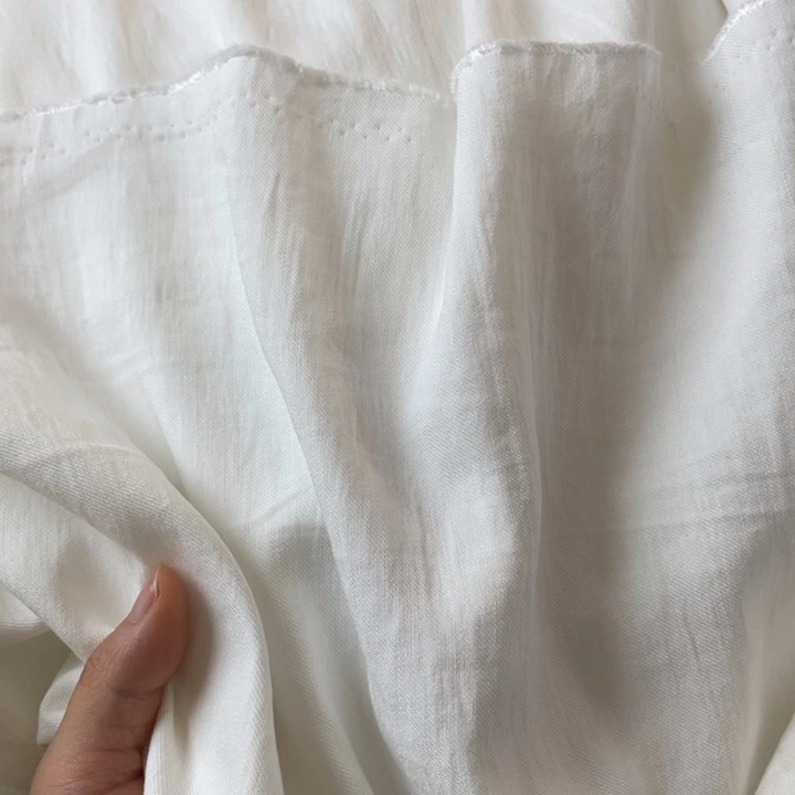 天丝（莱赛尔纤维）白色天丝亚麻2米