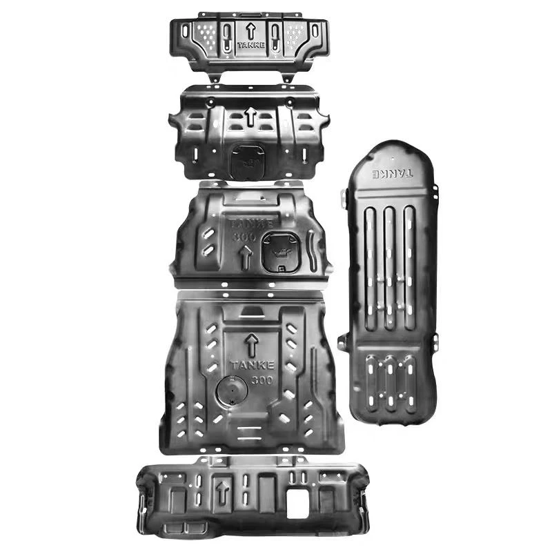 适用坦克300越野改装甲底盘防护板油箱油管分动箱发动机下防护板