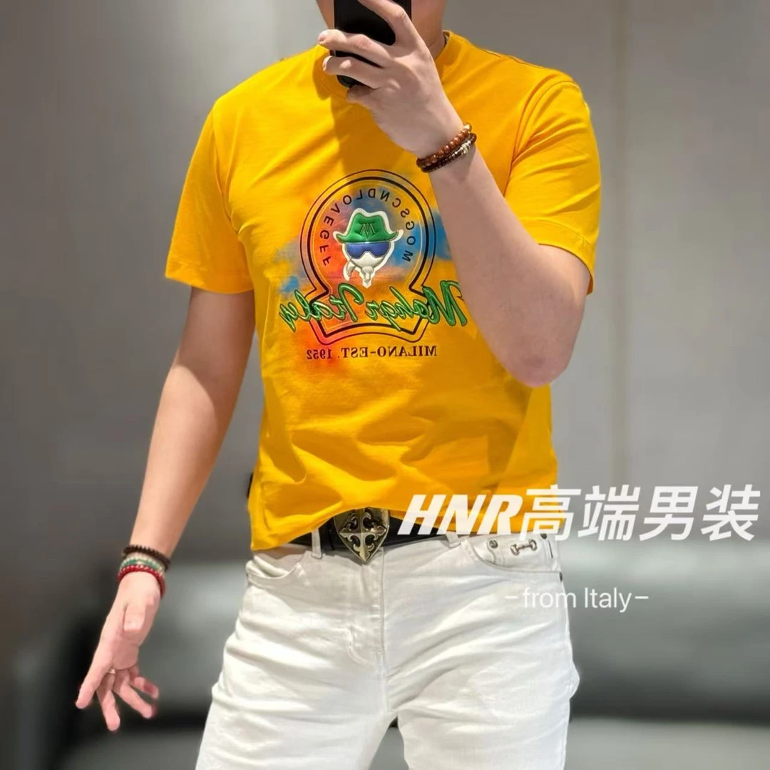 【老佛爷专卖】立体软硅胶幻彩拼色工艺小老头春夏新品T恤68100