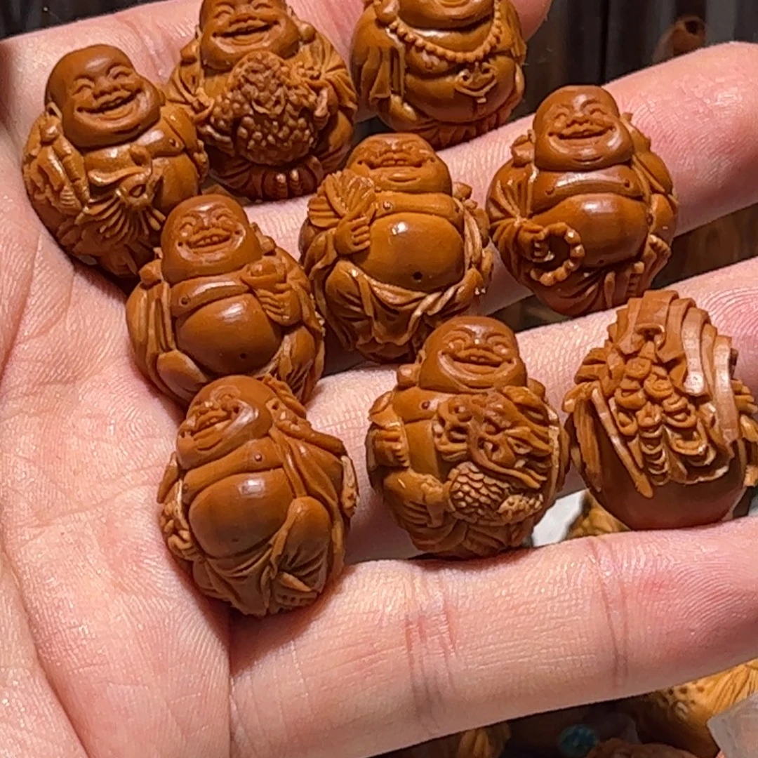 大***河橄榄核手串/手链手工弥勒