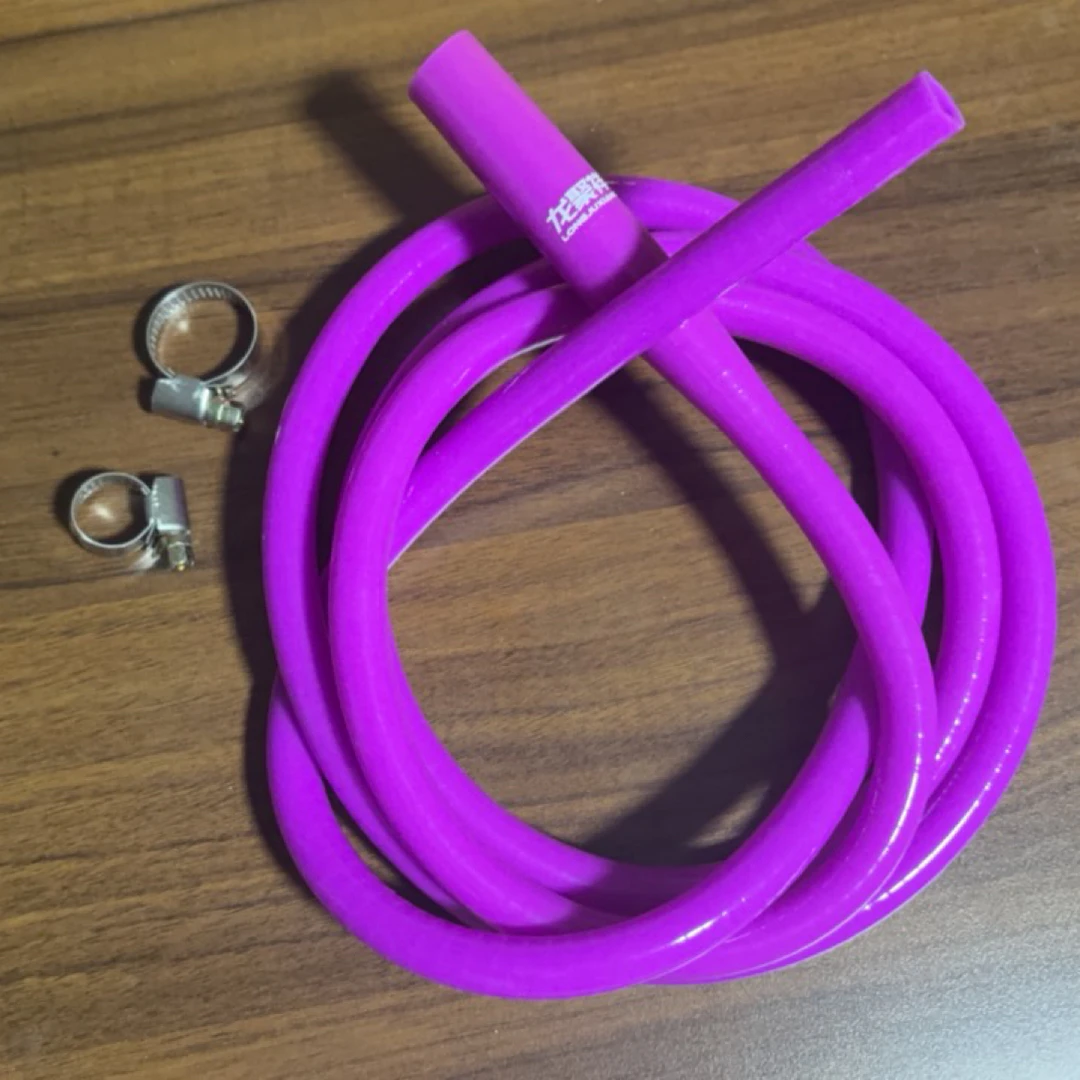 通用改进型紫色一体硅胶天窗排水管适用于多种车型