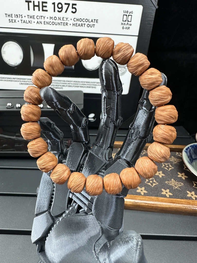 A级鬼印无相猴头手串全品无暇无白班无黑点无药猴头核桃手串文玩