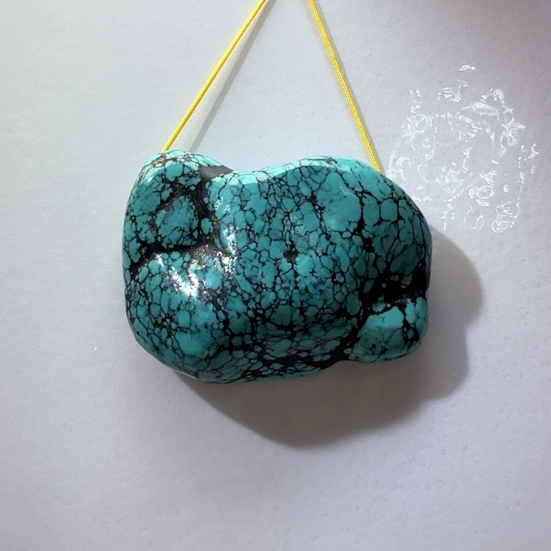 绿松石未镶嵌挂件