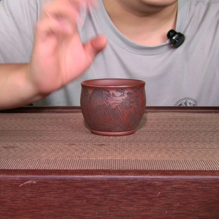 茶杯紫砂高货放漏