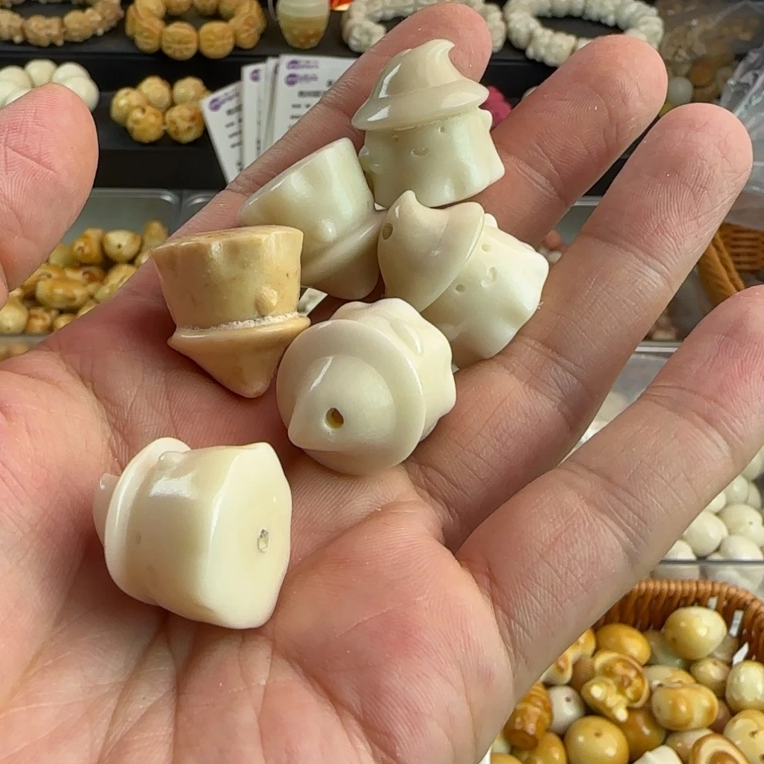 手串菩提根/象牙果微瑕疵阿飘3颗（颜色随机）