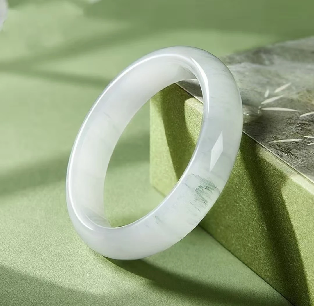 天山翠浅翠正圈手镯SZ053多样性发其一拆标不退不换