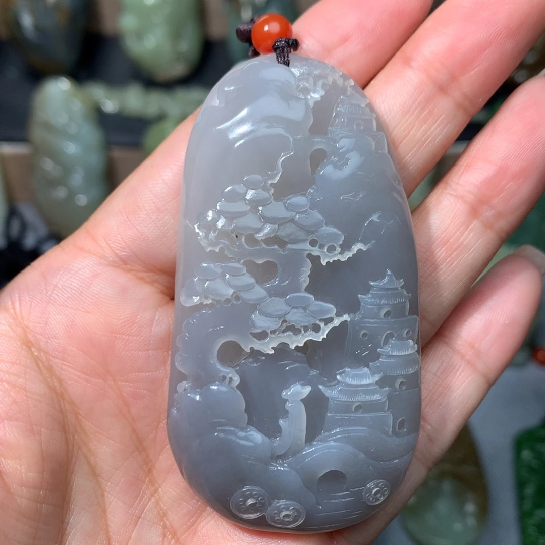 颈饰未镶嵌和田玉