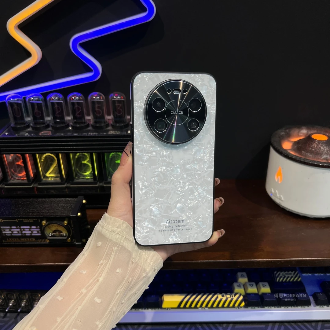 适用于华为mate80promax手机壳mate80贝壳纹保护套mate80pro直边