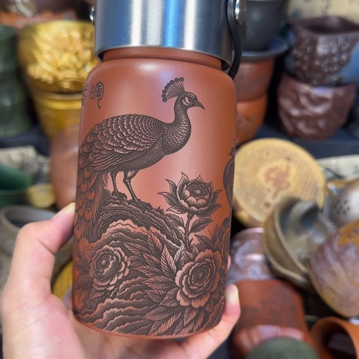 紫砂茶杯宜兴紫砂茶杯