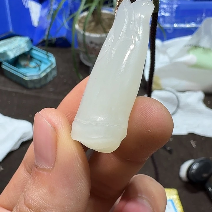 未镶嵌和田玉（糖玉）手机链