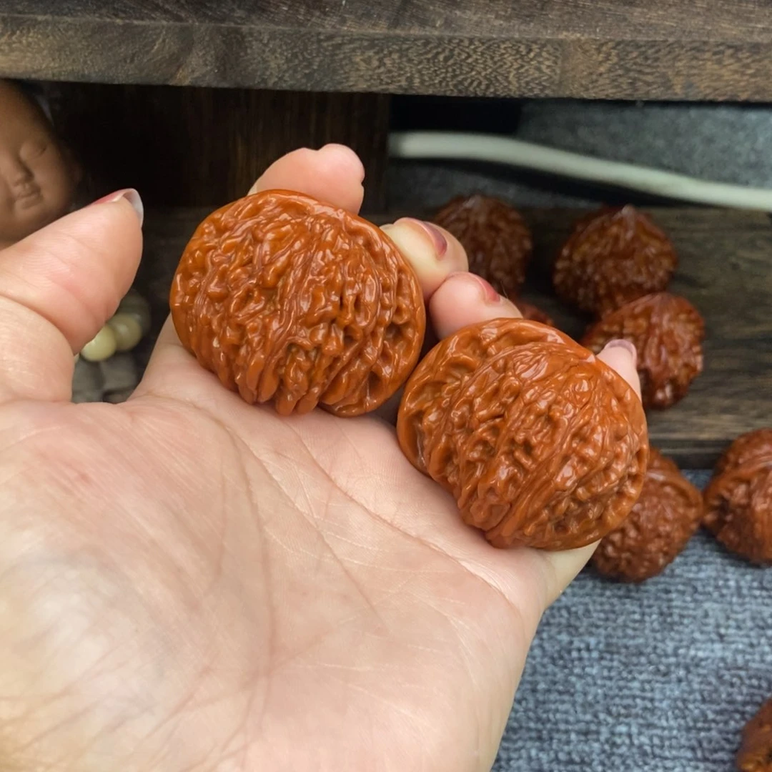 文玩核桃把件牛*四座楼5