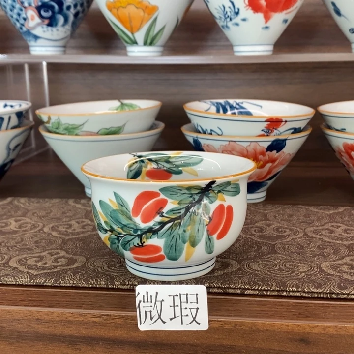 釉下老陶泥手工绘制