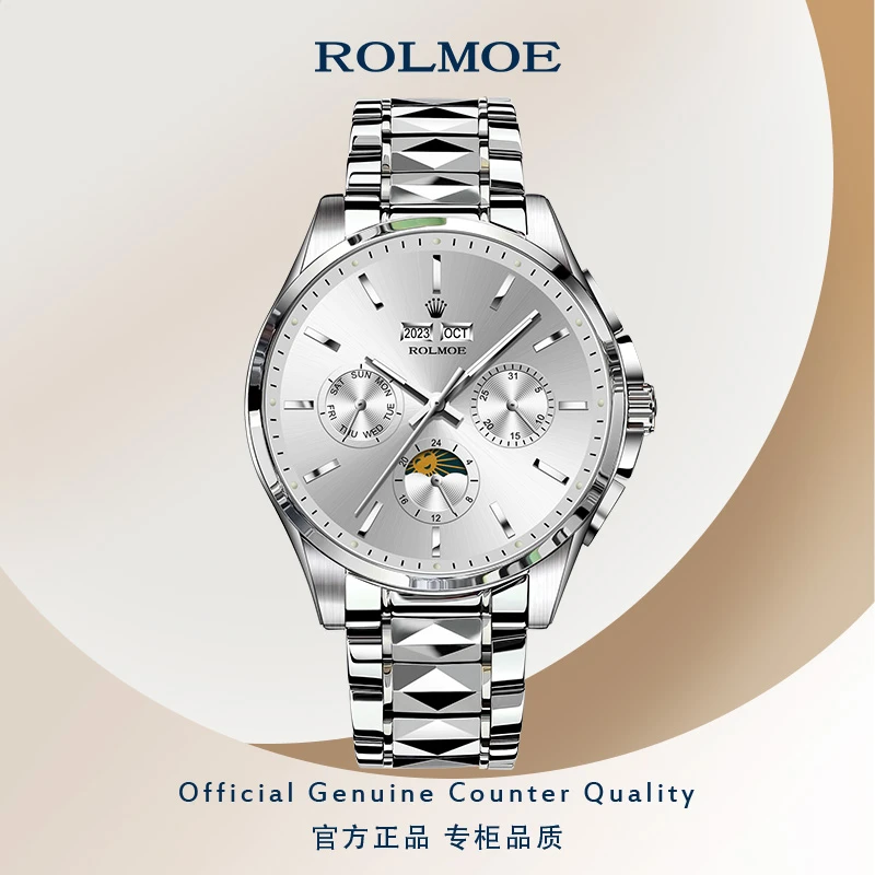 官方正品男全自动机械手表时尚防水高档多功能夜光腕表LOEGSINS