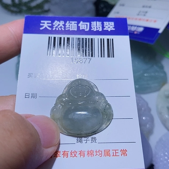 翡翠未镶嵌颈饰天光墟翡翠市场现金代购