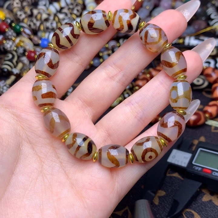 玛瑙/玉髓未镶嵌发一条