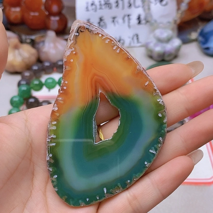 【闪购商品】未镶嵌玛瑙/玉髓珠宝半成品我****纸