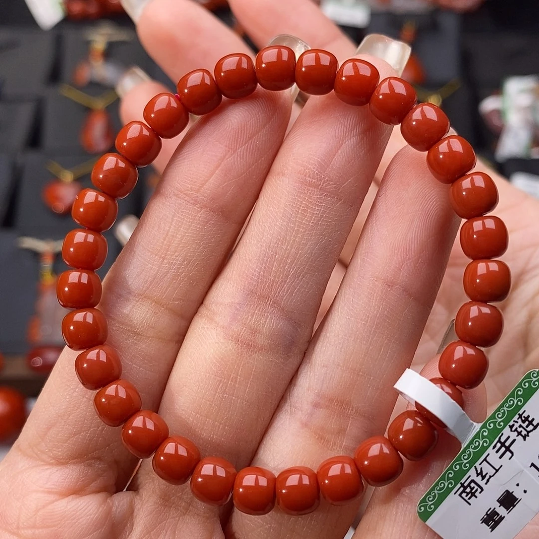 南红玛瑙未镶嵌四川凉山手串6mm