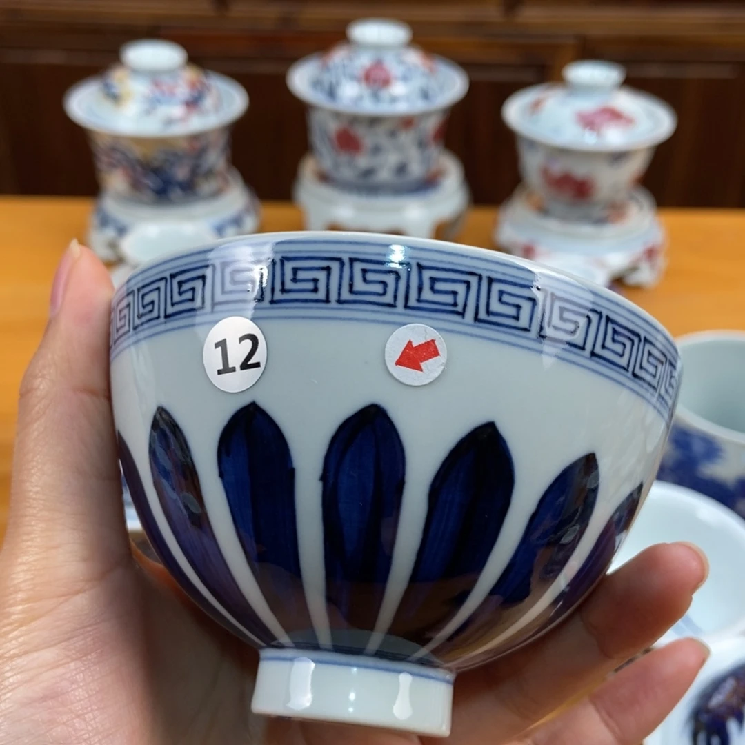 手绘现代茶具非古董