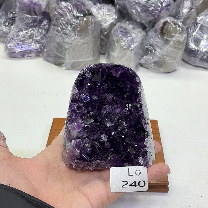 摆件水晶未镶嵌天然紫水晶