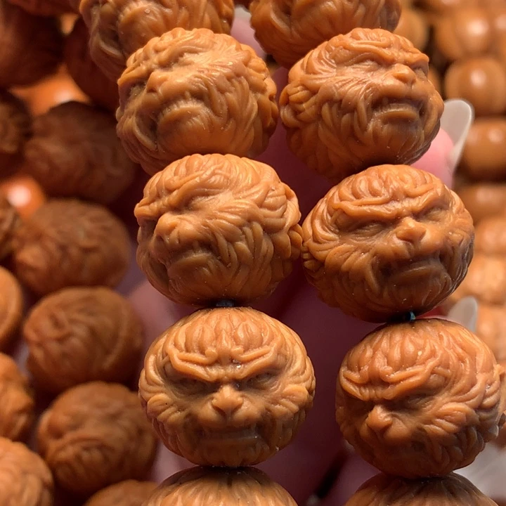 【闪购商品】猴头核桃手串请***衲悟空