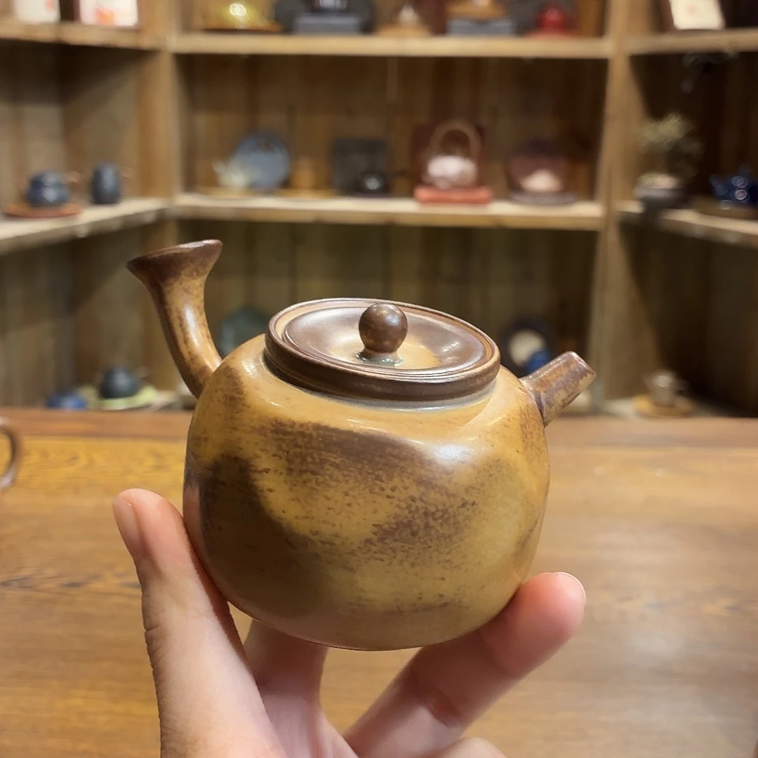 柴烧老岩泥茶器皿