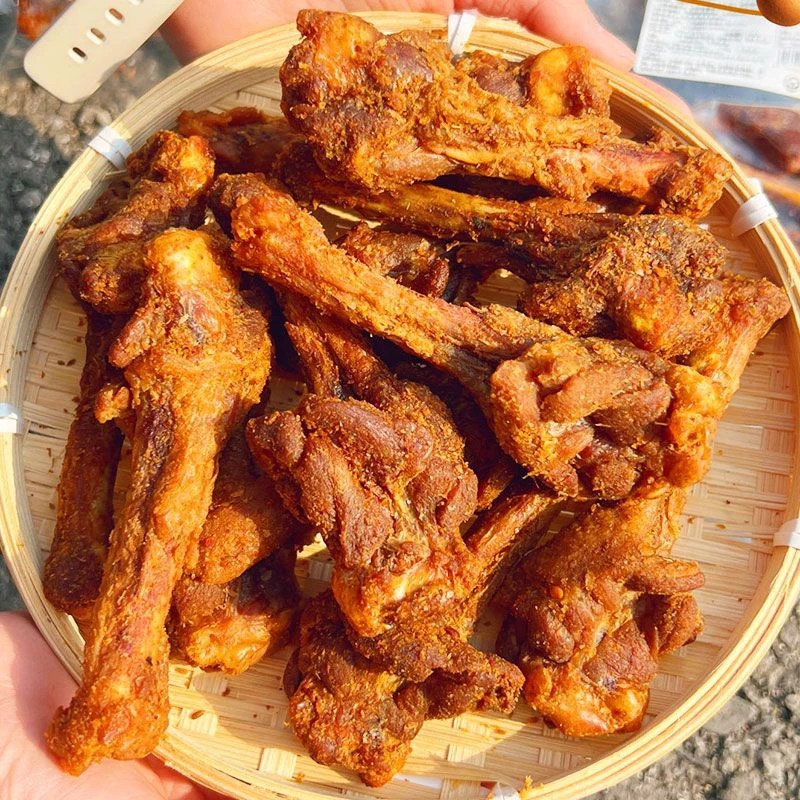 【疯狂鸭翅根】元气村个大肉厚下酒好吃的零食风干充饥解馋独立包装