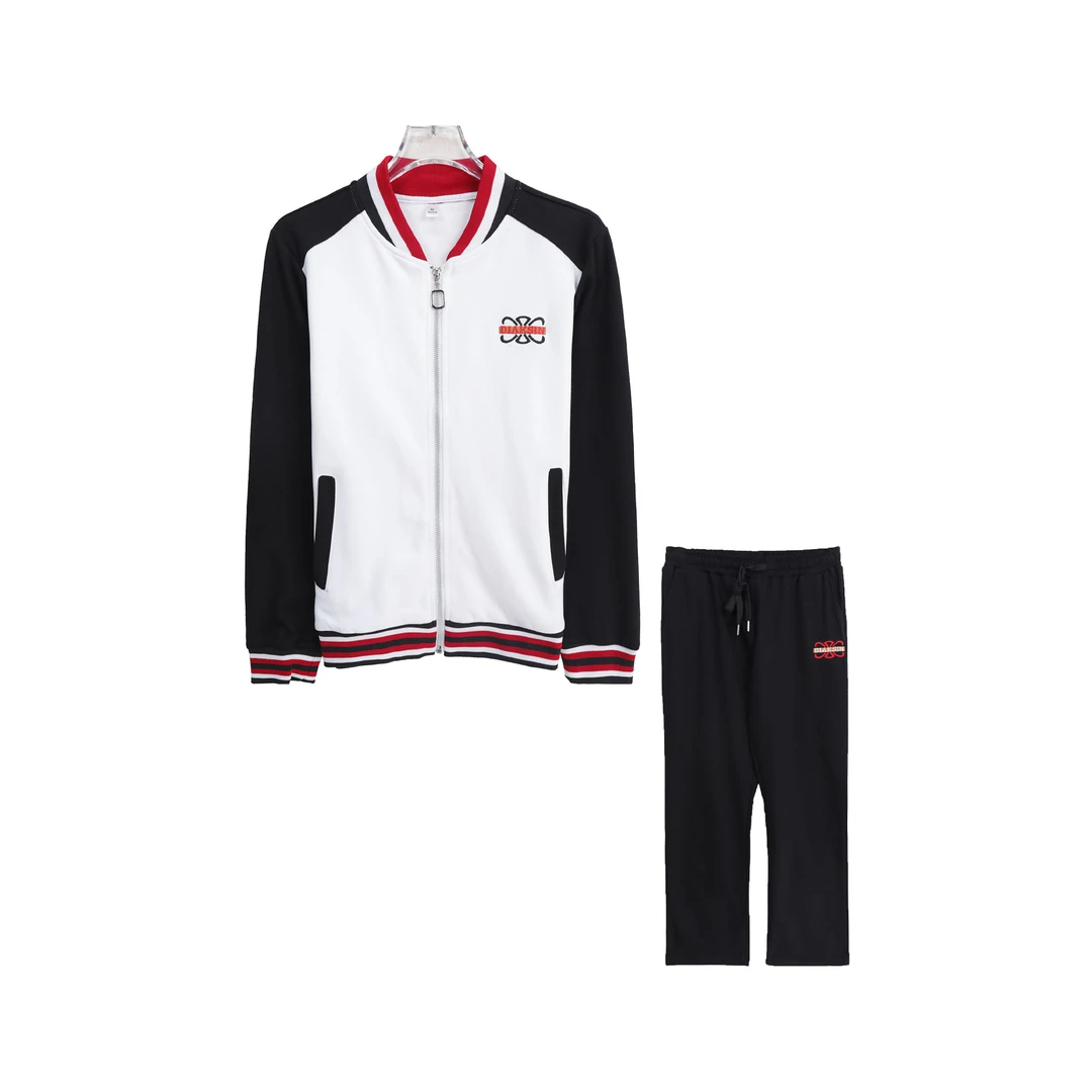 时尚简约学院风夹克外套宽松休闲裤S3368