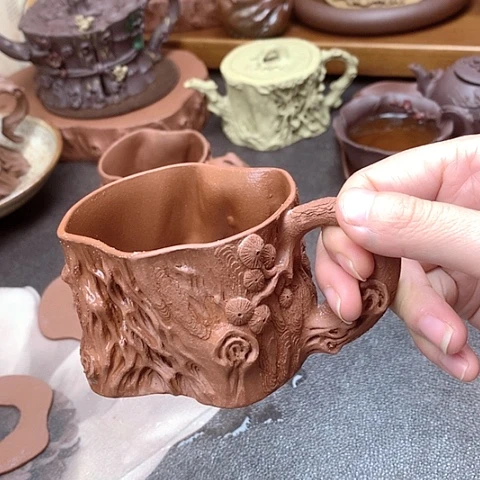 茶壶紫砂龍***?全手工制作的手工制作工艺品有