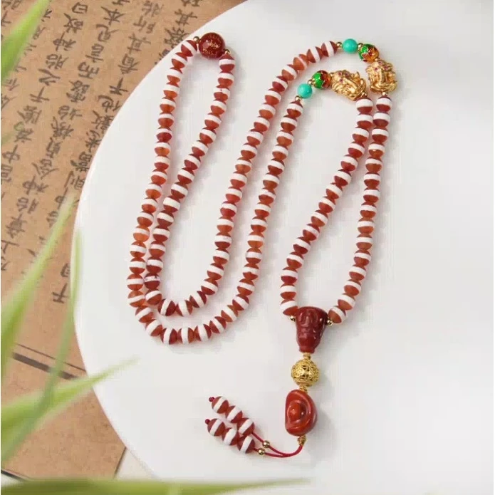 象神108佛珠项链X31568-6