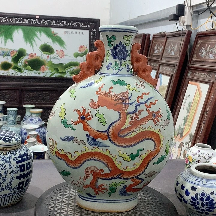 陶摆件博古架陶瓷摆件