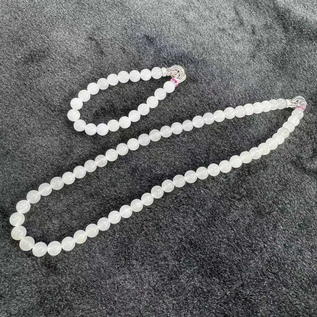 【玉经纶】20572/HQ18-和田玉珠链+手串