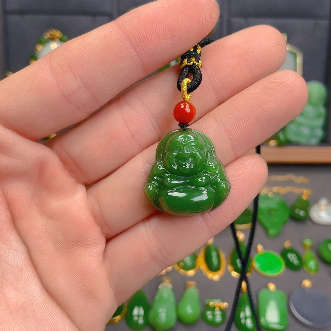 和田玉（碧玉）未镶嵌颈饰