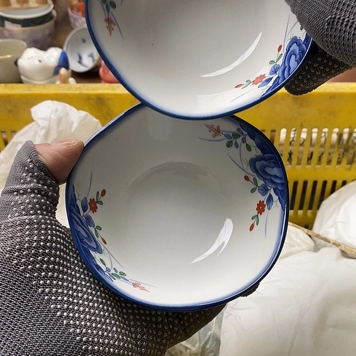 紫砂茶杯兰*花日本回流精品瓷器