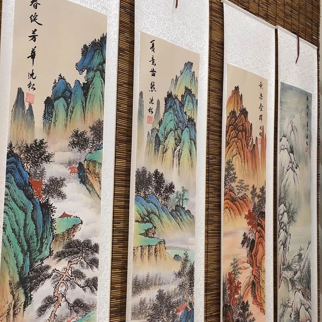 国画老师手绘作品w