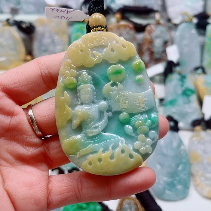 ****石翡翠未镶嵌挂件挂件