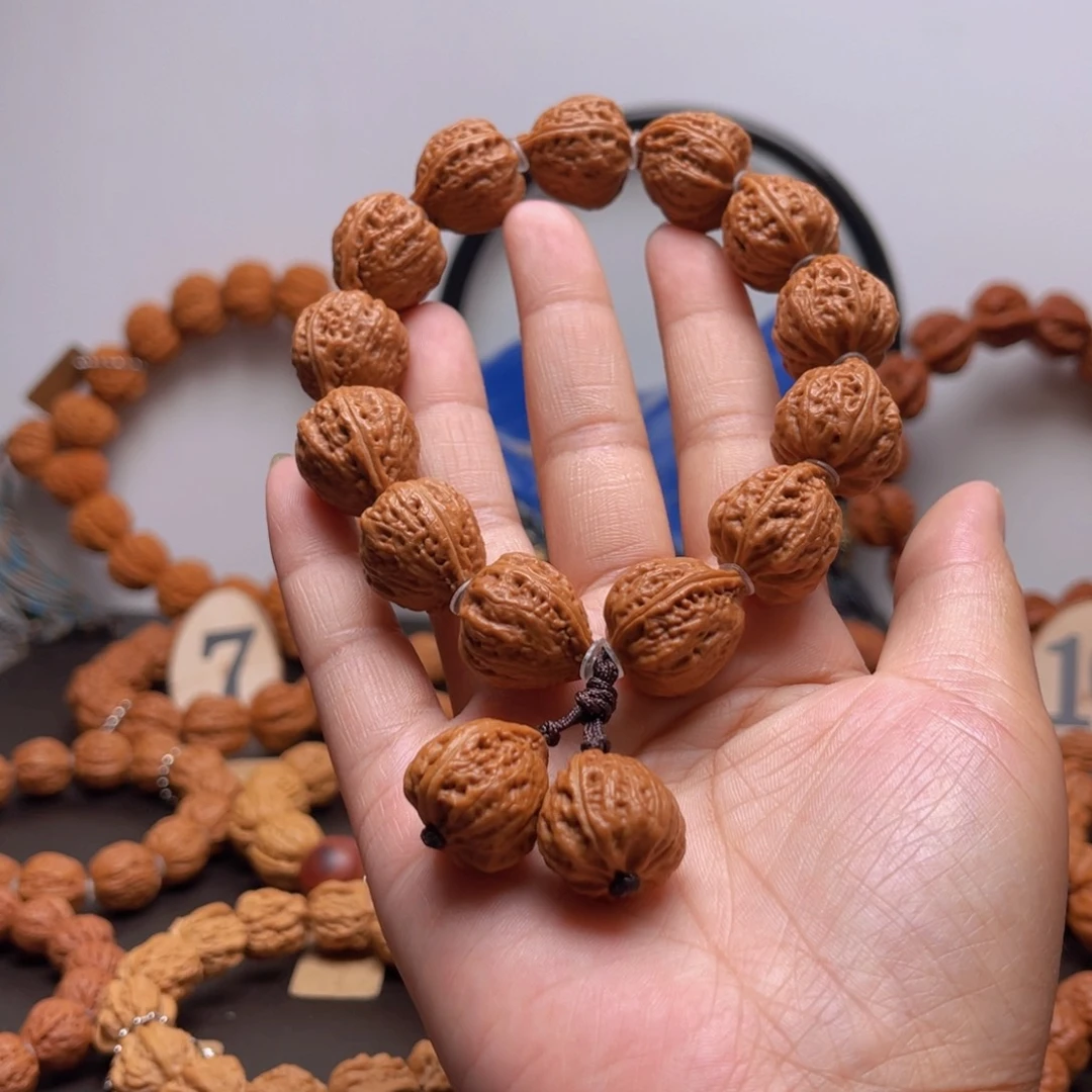 文玩核桃手串霞*核桃手串