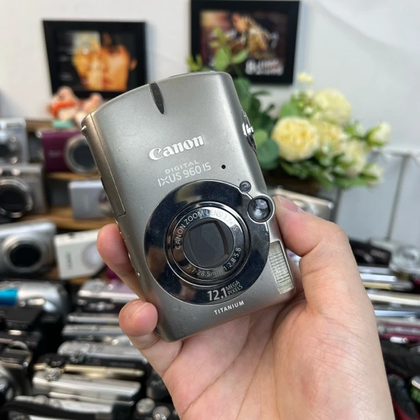 95新 Canon/佳能 佳能ixus960屏幕膜网红款冷白皮氛围感送相机包