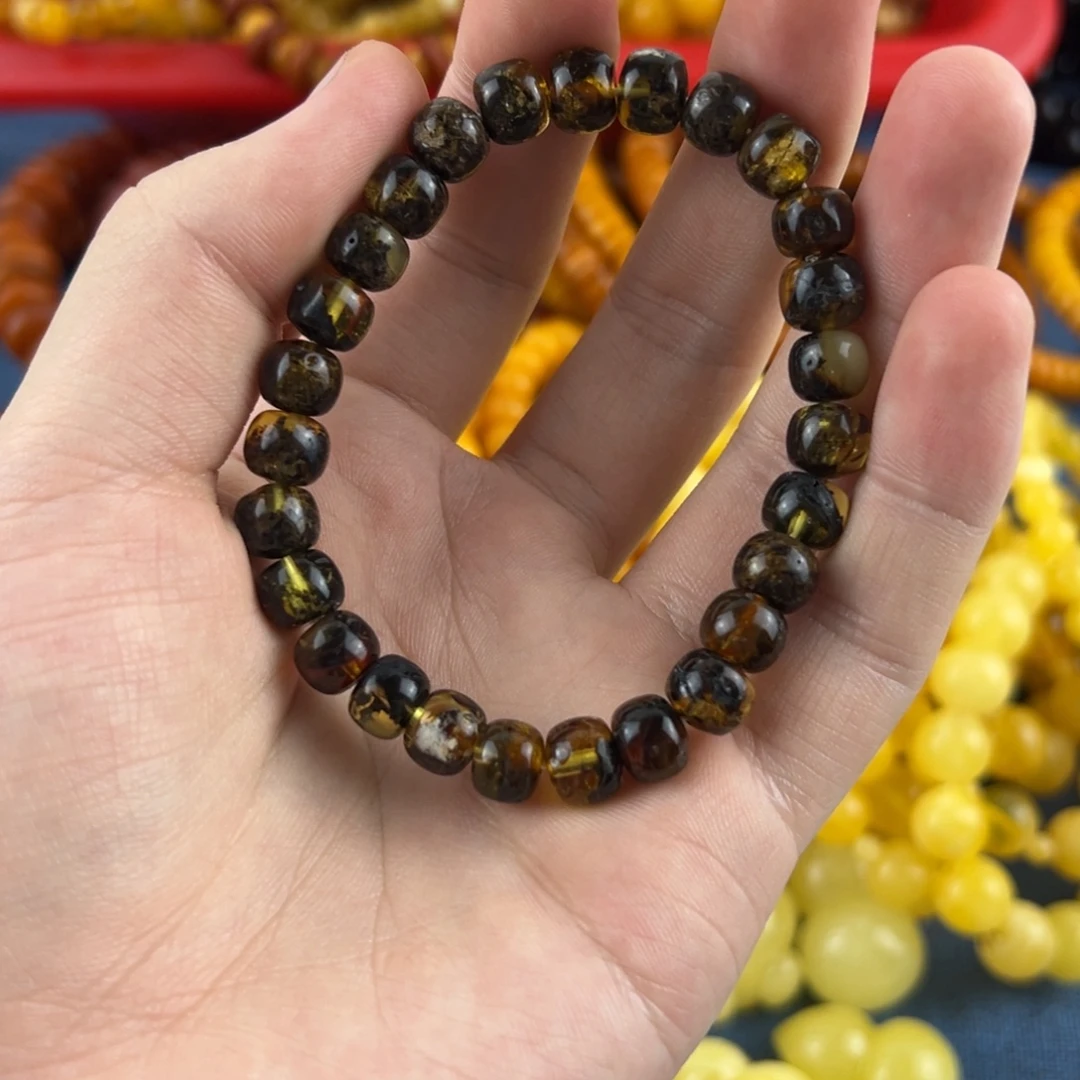 琥珀未镶嵌珠宝奇石