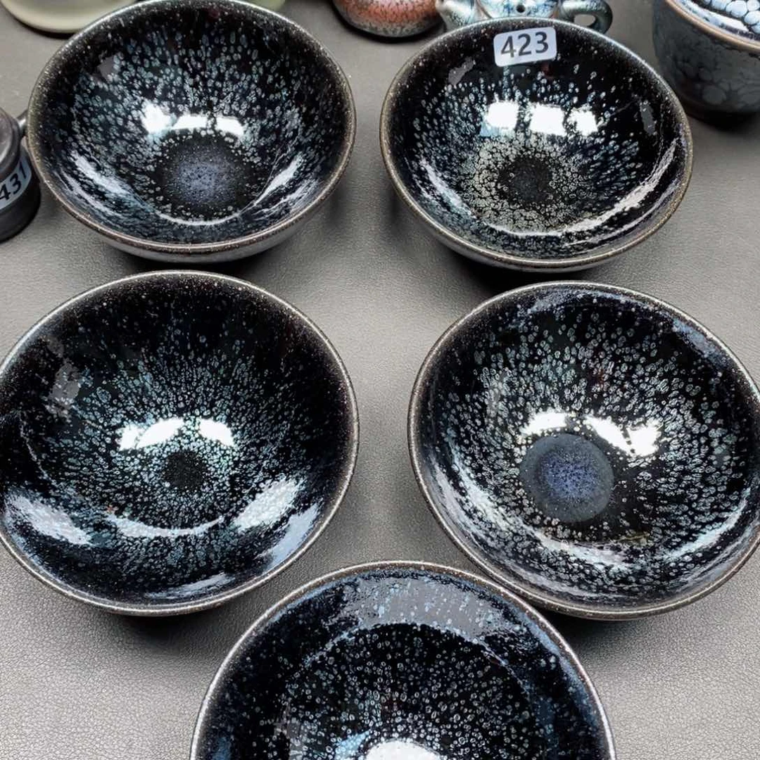 茶盏尼****Q建窑建盏主人杯5个平口