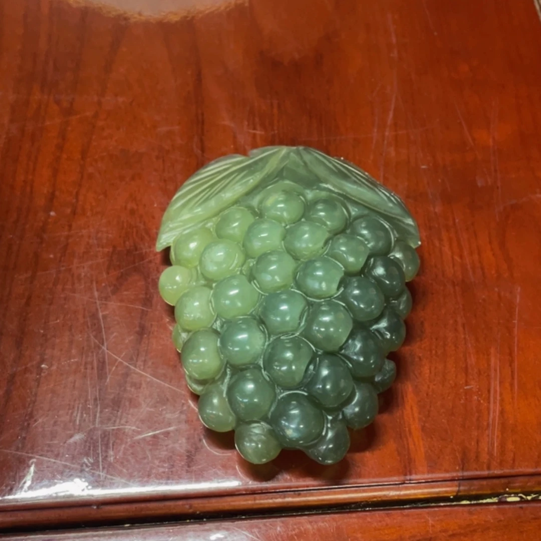 水***华蛇纹石玉未镶嵌摆件