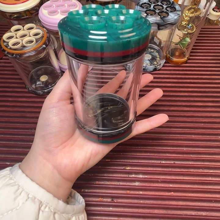 韩国绿三拼七孔蝈蝈罐
