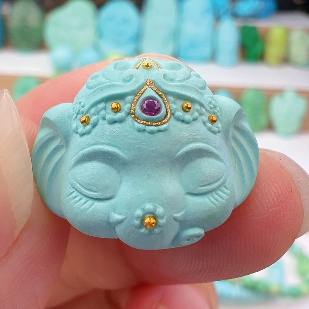 未镶嵌绿松石项链