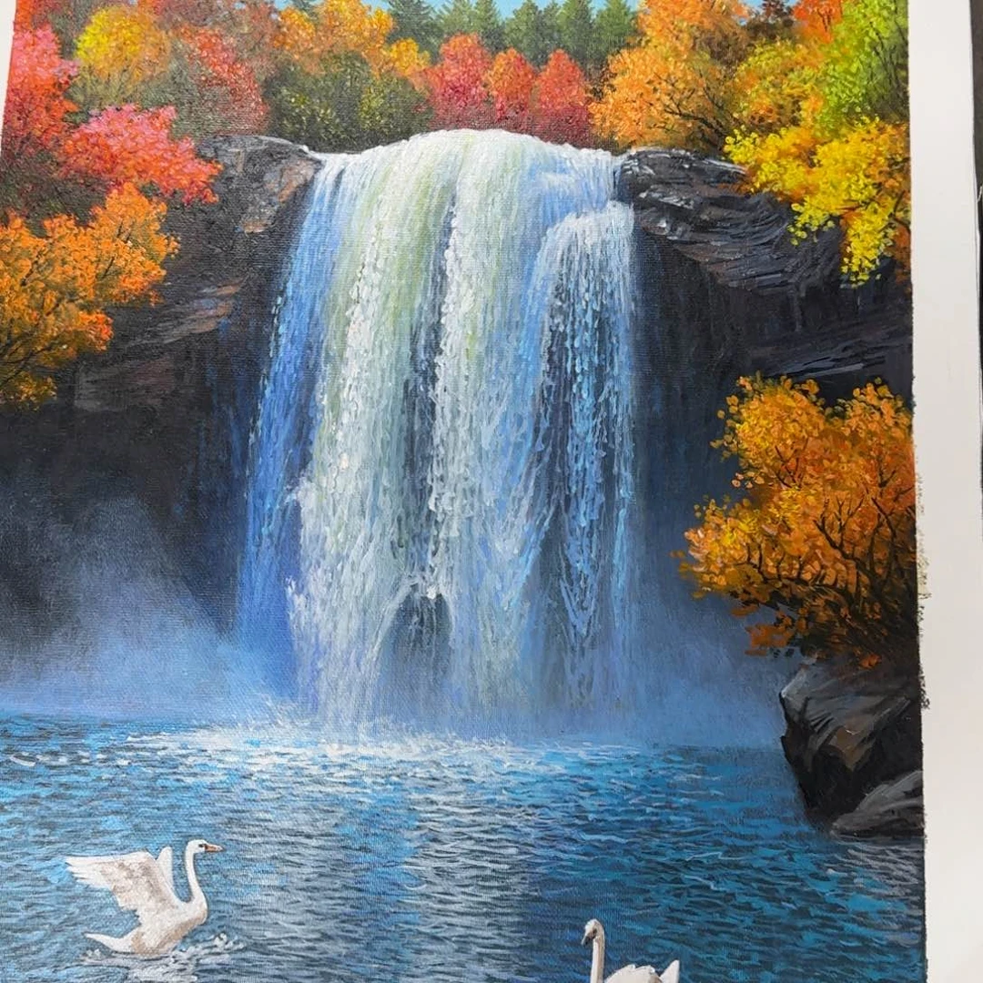 油画加油加油努力加油加油
