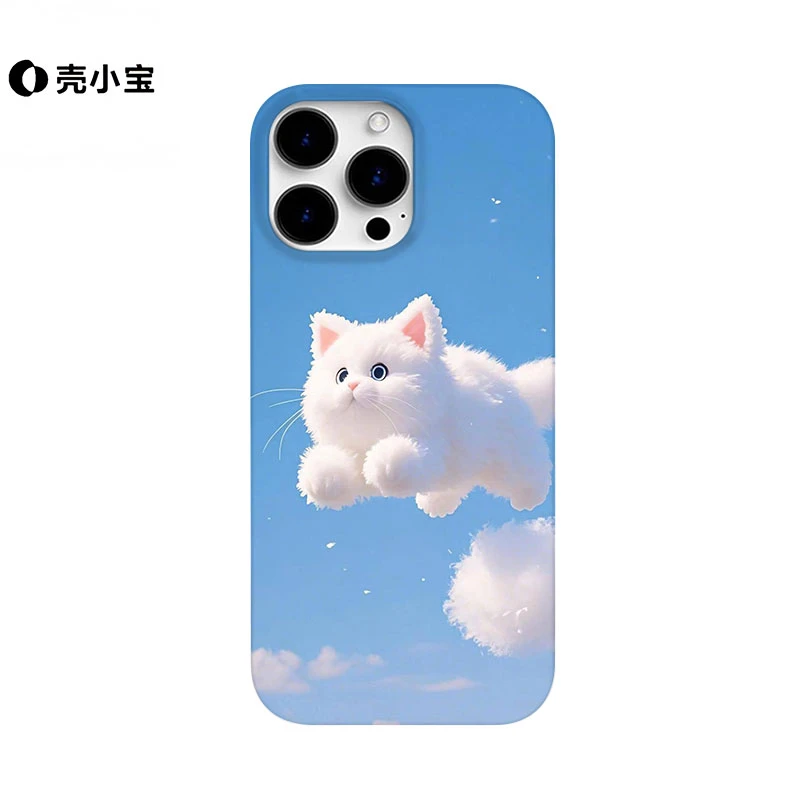 天空小猫适用苹果17promax手机壳iphone16/15可爱14pro/13小米15p