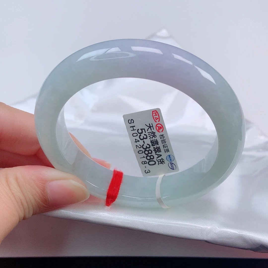 未镶嵌手镯翡翠53正圈