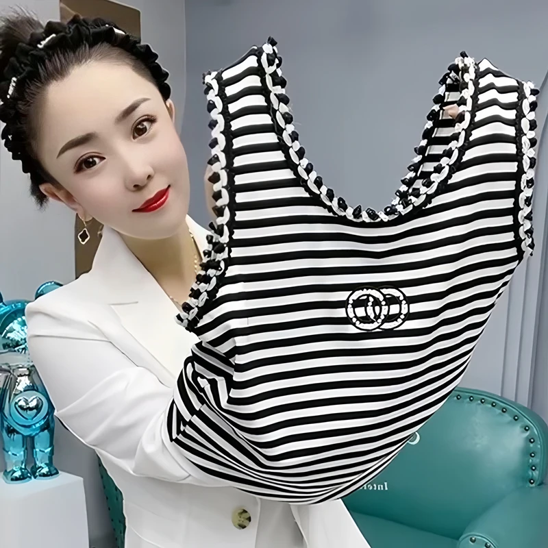 吊带背心内搭外穿春夏新款网红时尚遮肚时尚洋气百搭圆领无袖上衣