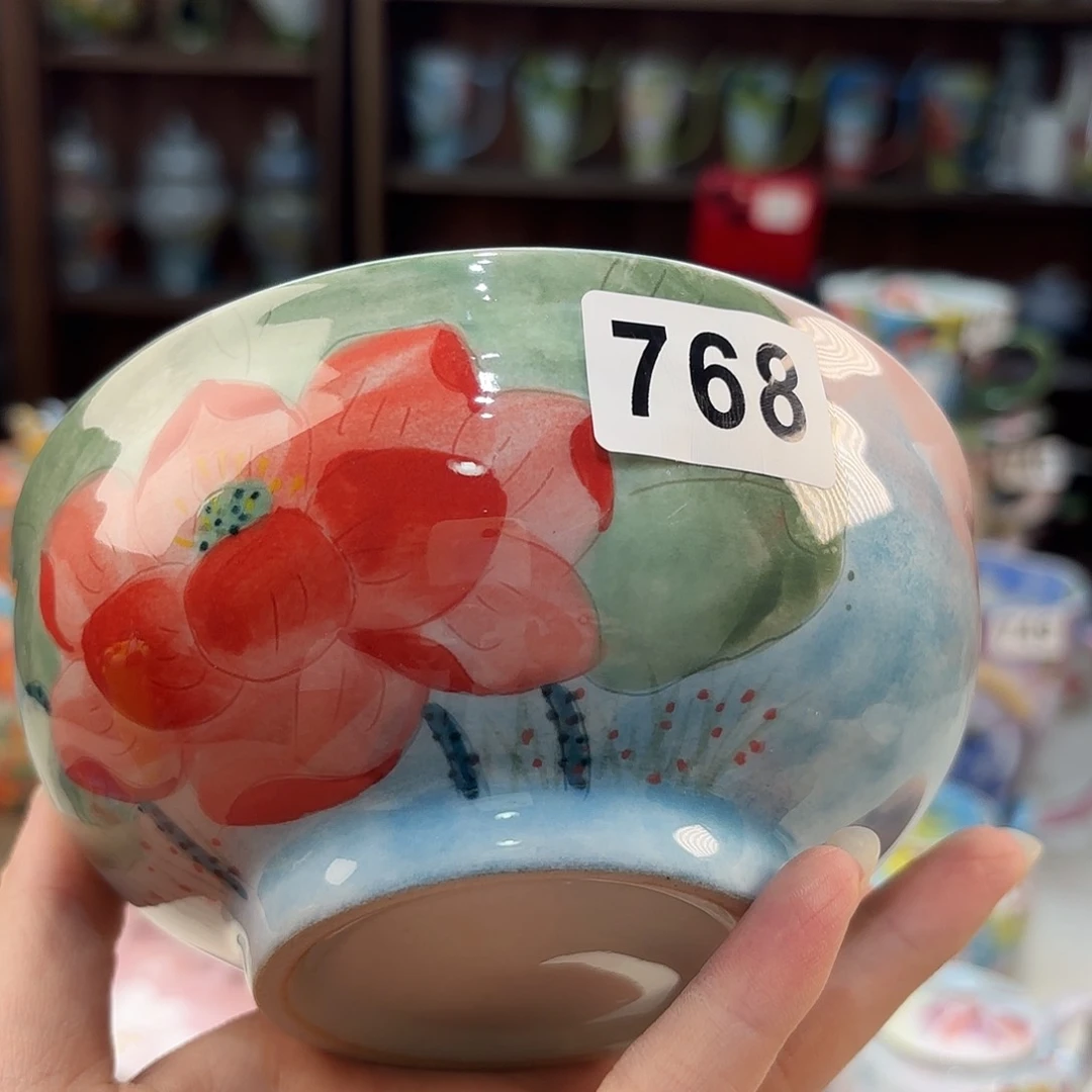 西*景德镇手绘高温釉下彩陶瓷茶具