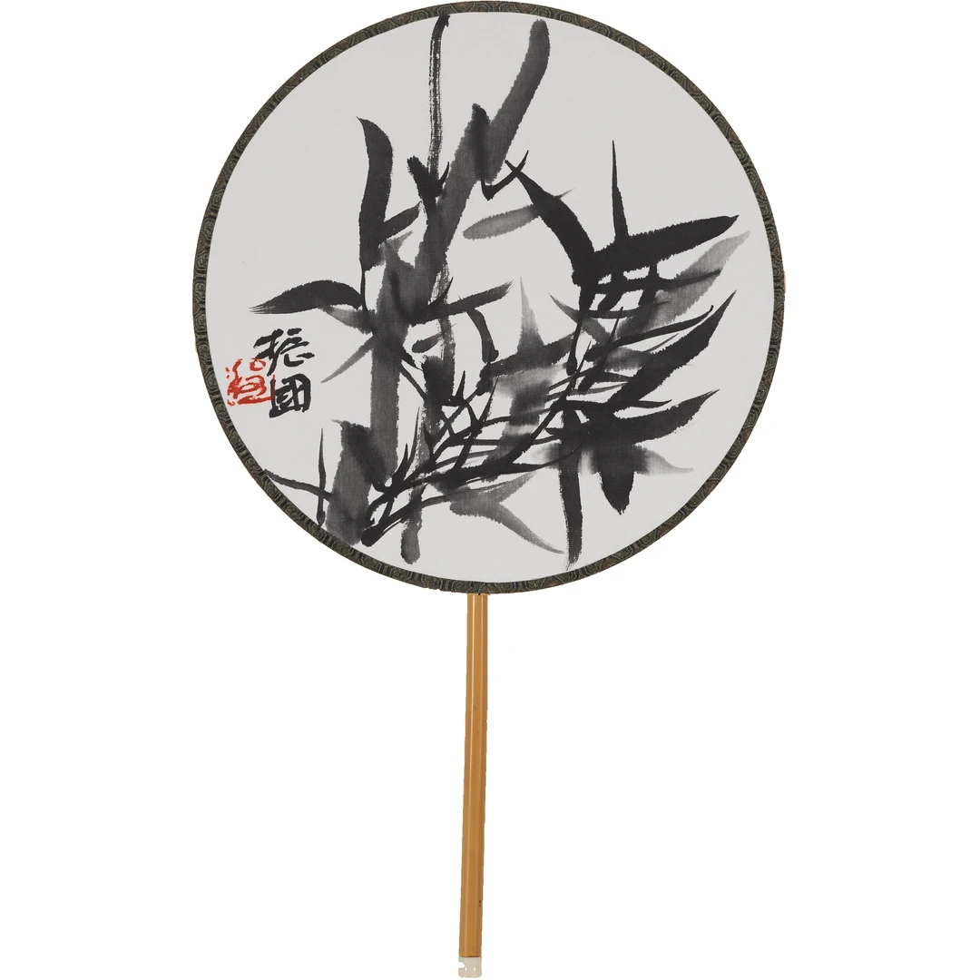 程 振 国 墨竹 25×25cm