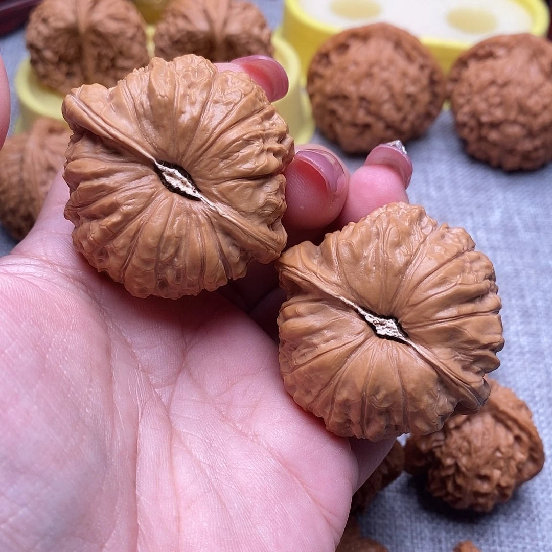 文玩核桃把件故**酒南瓜墩48全品